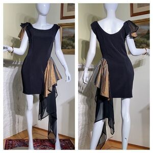 Leika Whimsical Wear Mini Bodycon Ruffle Dress